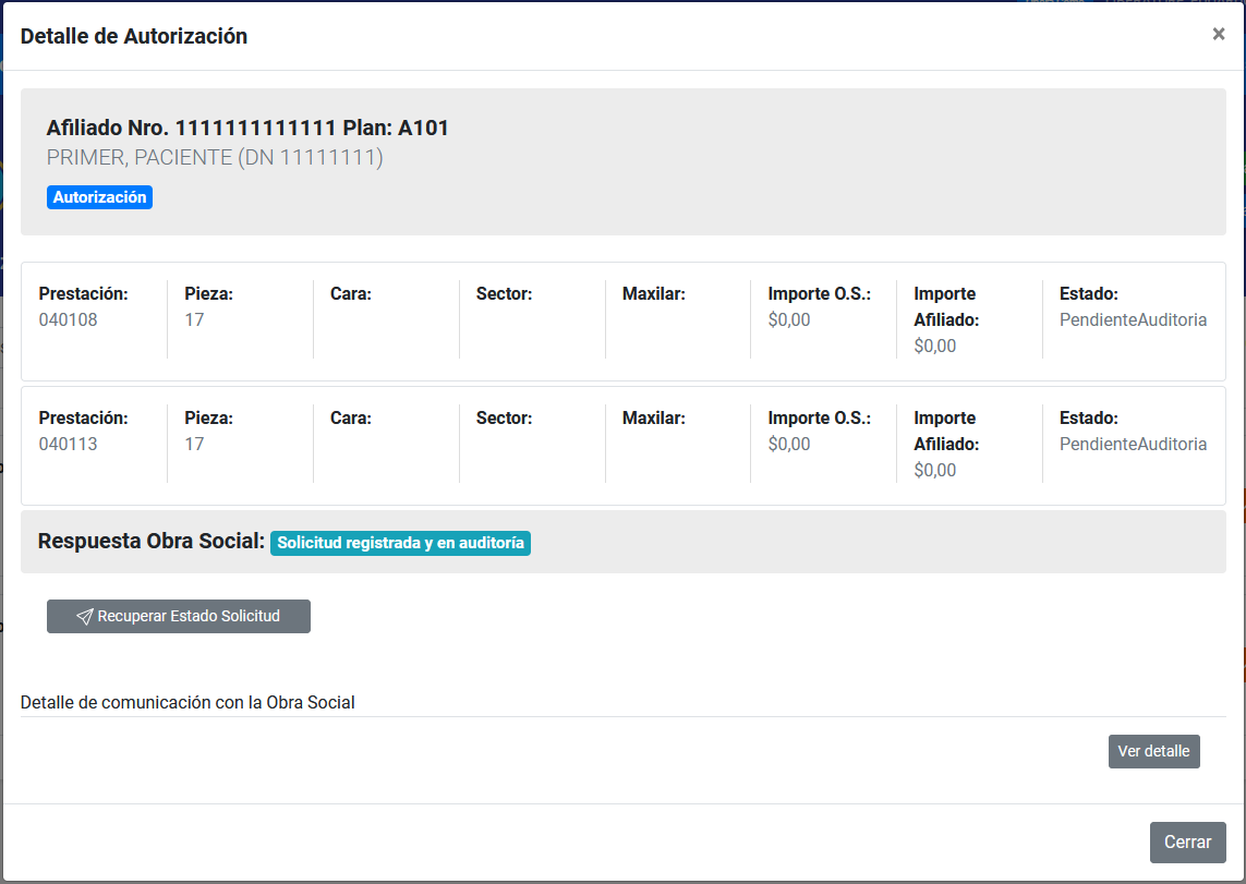 Resumen de liquidacion