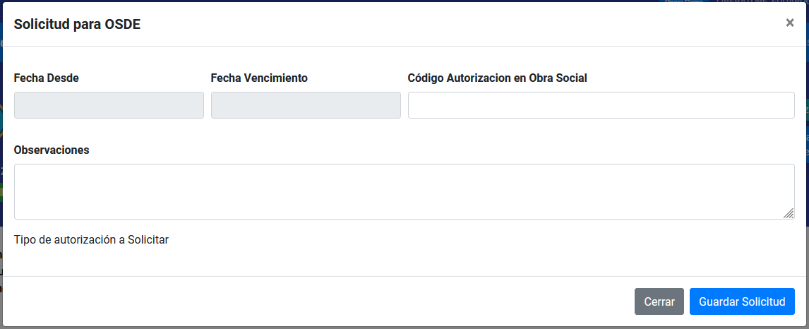 Prestaciones paciente